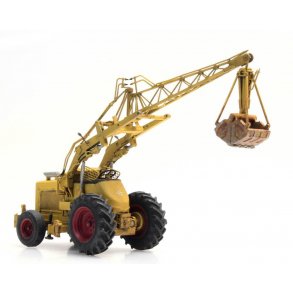 Artitec HO 387.378 ‎Bischoff Polytrac med grab, gul‎ frdig model