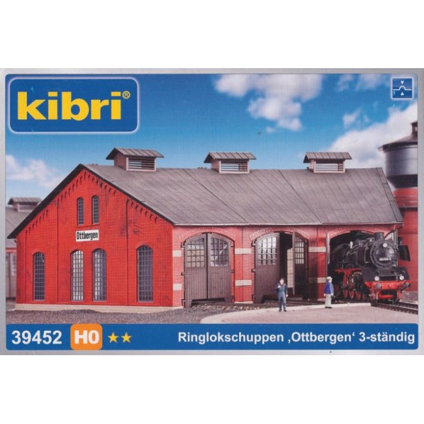 Kibri HO 39452 remise 3 vejs 'Ottbergen'