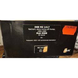 McK 5308 DSB diesellok MZ 1417 med LokSound til DCC j�vnstr�m drift og diesellyd