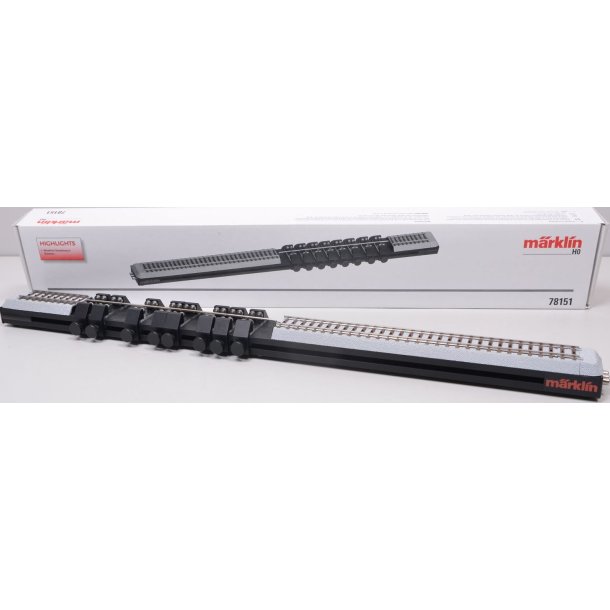 Mrklin 78151 rulleprve stand. Til vedligeholdelse af lokomotiver. Ml 520 x 42 x 30 mm.