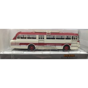 Brekina HO 59563 Ikarus 66 byBus hvid/r�d �rgang 1968