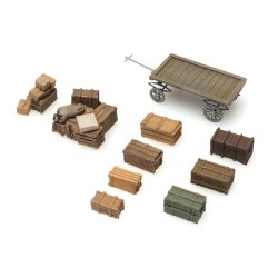Artitec HO 387.451 stykgods med vogn. Frdig model