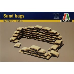 Italeri 406 SAND BAGS MILITARY KIT Scala 1:35 byggest