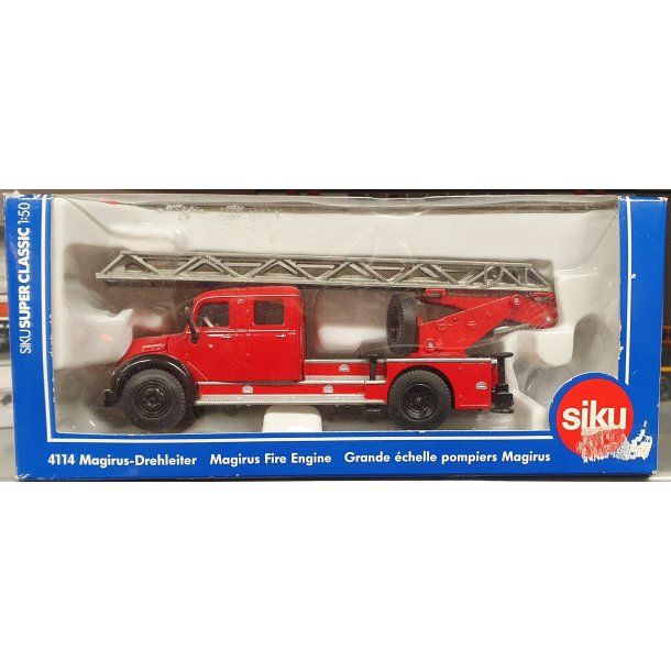 Siku 4114 Magirus Deutz Dl30 Stige Brandbil skala 1:50