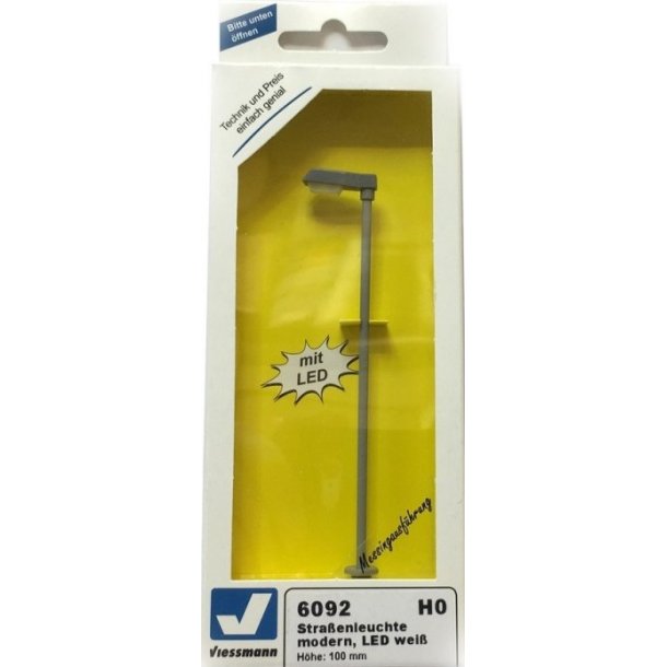 Viessmann HO 6092 LED moderne gadelampe 100 mm. H�
