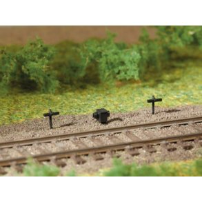 Auhagen HO 41619 kabel rulleholder samt trykrulle 