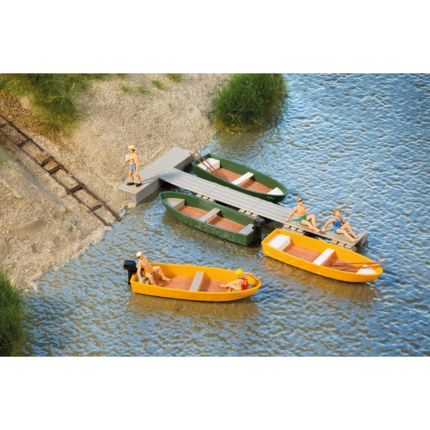 Auhagen HO 41693 b�de 4 stk p� 50 mm hver