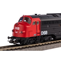 Piko HO 52484 DSB diesellok Litra 1147 digital med j�vnstr�m og diesellyd. Nyhed 2022