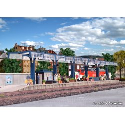 Vollmer HO 43532 perron M�l: L 62 x B 4,8 � 5,2 x H 7,2 cm / Perronh�jde 1,2 cm. Bygges�t