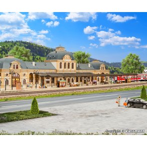 Vollmer HO 43562 perron Baden Ml: L 122 x B 4,8 x H 8,5 cm, platformhjde: 1,2 cm.