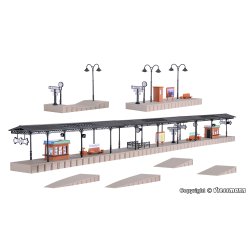 Vollmer HO 43562 perron Baden Ml: L 122 x B 4,8 x H 8,5 cm, platformhjde: 1,2 cm.