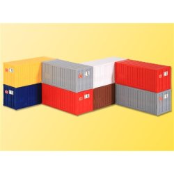 Kibri HO 10924 container 20 fods 8 stk.
