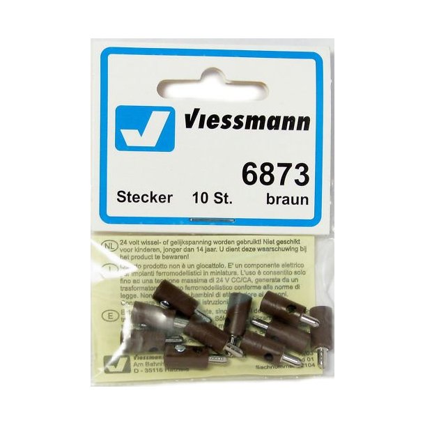 Viessmann HO 6873 banan stik han 10 stk. Brun