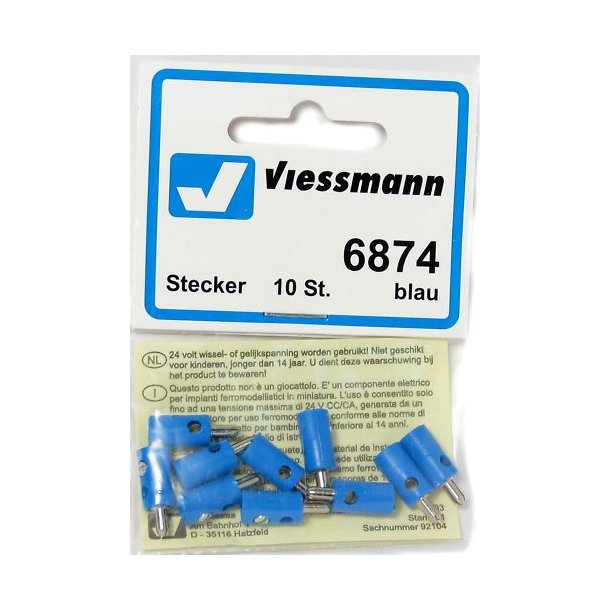 Viessmann HO 6874  banan stik 10 stk. Bl