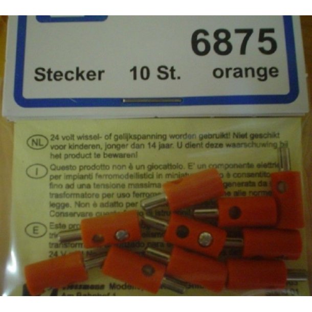 Viessmann HO 6875 banan stik han 10 stk. Orange