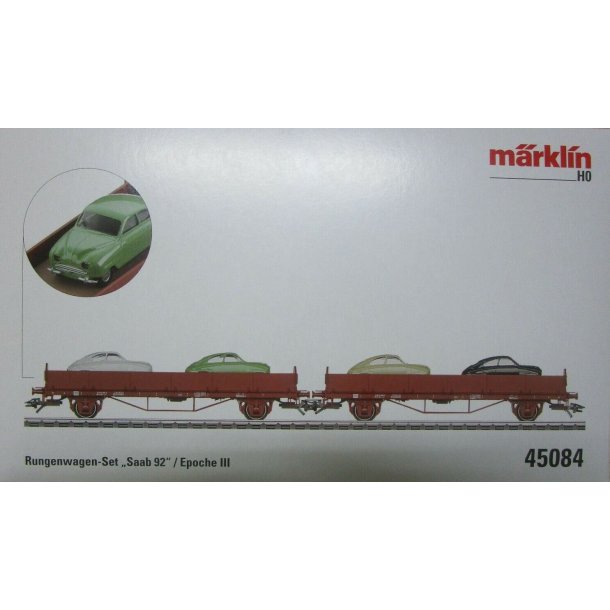 M�rklin 45084 SJ autotransport s�t �Saab 92� Nyhed 2019