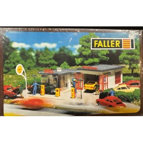 Faller HO B-217 Shell tankstation 12x11x3,9