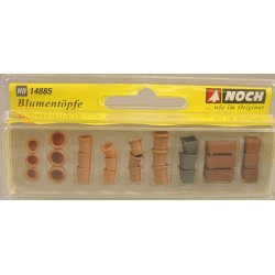 Noch HO 14885 figur st Blomsterkrukker og trug