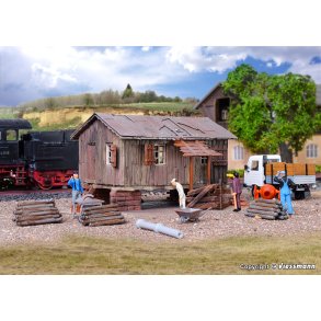 Vollmer HO 45728 Bauhtte Ml: L 10 x B 7,5 x H 5 cm.