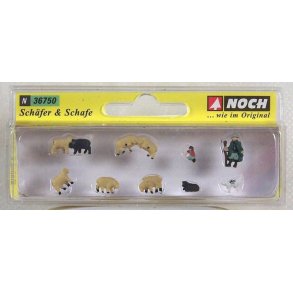 Noch 36750 spor N figur s�t F�r og hyrde