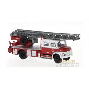 Brekina HO 47081 brandbil Mercedes Benz L 1519 DLK 30 Feuerwehr Marburg stigevogn