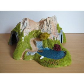 Noch 34660 spor N Ecktunnel, 1-spor, 25 x 25 x 12 