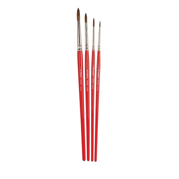 Humbrol 484150 Evoco pensel s�t med st�rrelserne 0, 2, 2, 4, 6.