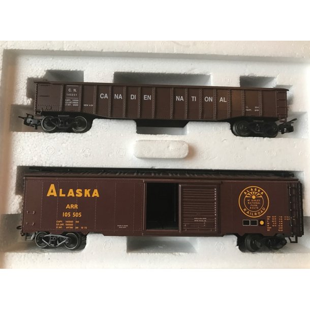 MHI Model. M�rklin 4860 USA godsvogns�t Alaska Railroad. 