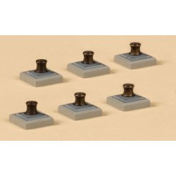 Auhagen HO/TT 48658 Remskiver 6 stk Filigran , bevgelig. Nyhed 2023