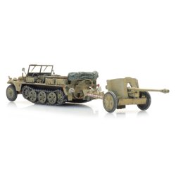 Artitec HO 6870490 Sd.Kfz. 10 + PAK 38, Afrika. F�rdig model