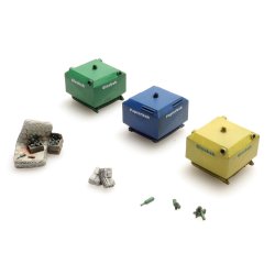 Artitec HO 10.391 Genbrugscontainere og affald af glas og papir s�t.