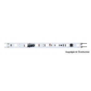 Viessmann HO/TT/N 5090 indvendig belysning 8 Led hvid til togvogne. Ml: L 13,2 x W 0,9 cm.‎