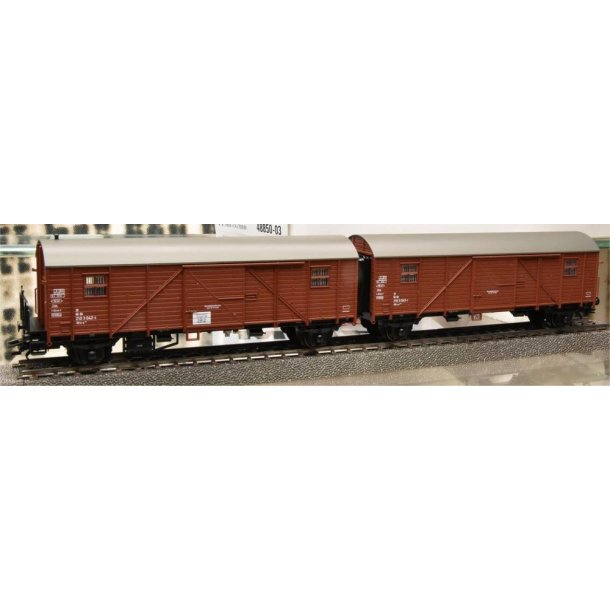 MHI model. M�rklin 48850-03 DB godsvogns�t med 2 vogne.