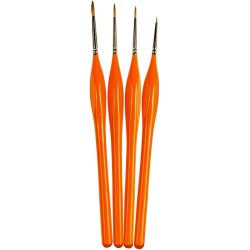 Humbrol AG4250 Pensel s�t Palpo Brush Pack 000, 0, 2, 4