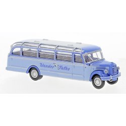 Brekina HO 52400 turistbus Borgward BO 4000 "Wander Falke" rgang 1951. Nyhed 2022