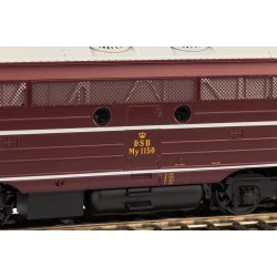 Piko HO 52503 DSB diesellok My 1139 med diesellyd til Mrklin. Nyhed 2024. 