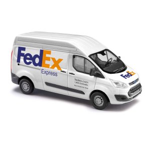 Busch HO 52516 Ford Transit Custom varevogn med h�jt tag, FedEx