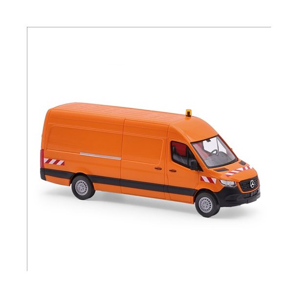 Busch HO 52636 Mercedes-Benz Sprinter lang akselafstand, trafikorange. 