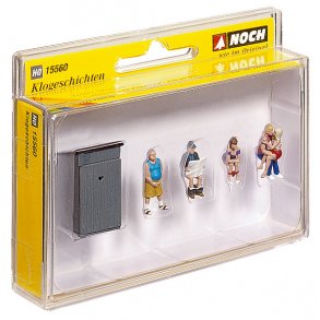 Noch HO 15560 figur s�t Toilet historier