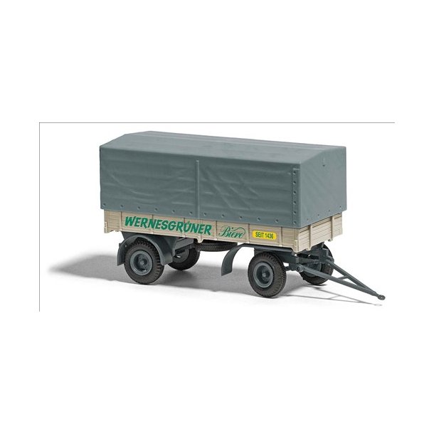 Busch HO 53355 IFA HL 80, med presenning Wernesgrner