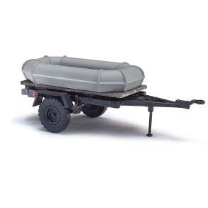Busch HO 53607 HL 10 trailer med gummib�d