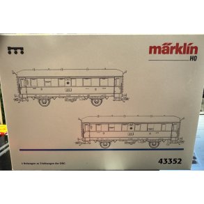 MHI model. M�rklin 43352 DRG personvogns�t