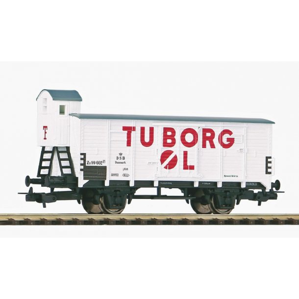 Piko HO 54619 DSB TUBORG lvogn med bremsehus Zb 99 602. Nyhed 2021