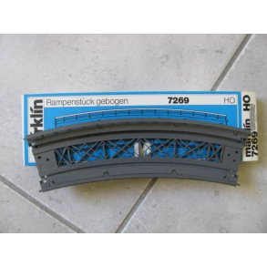Marklin 7269 buet brostykke til K skinner 437,4 mm