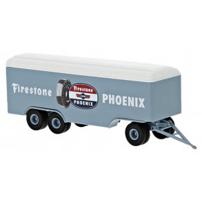Brekina HO 55308 tre akslet anhnger Phoenix dk 1955