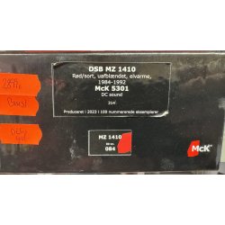 McK HO 5301 DSB diesellok MZ 1410 med DCC j�vnstr�m samt diesellyd