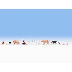 Noch HO 15711 figur st Dyr p grden