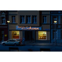 Auhagen HO/TT 58101 LED belysning "Hotel Schwan" Nyhed 2023