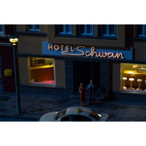 Auhagen HO/TT 58101 LED belysning "Hotel Schwan" Nyhed 2023
