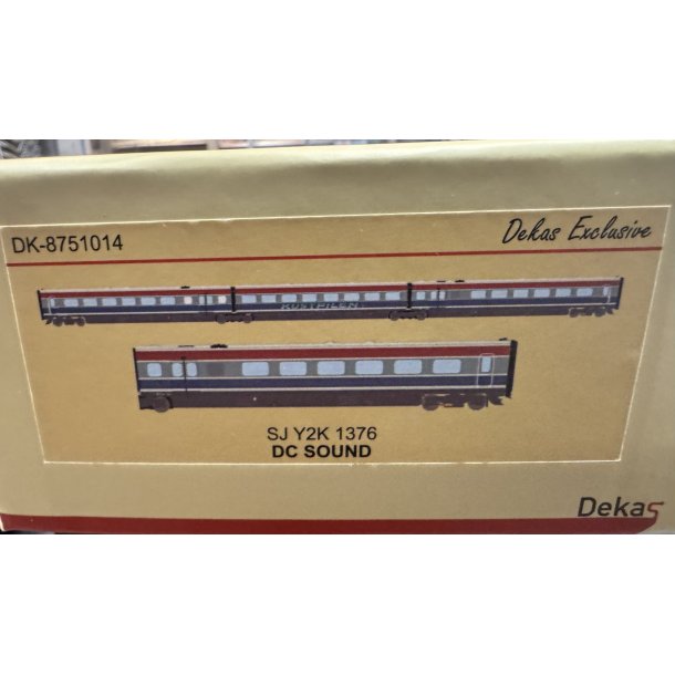 Dekas HO 8751014 SJ dieseltogs�t 1376 Y2K Kustpilen med DCC j�vnstr�m og diesellyd